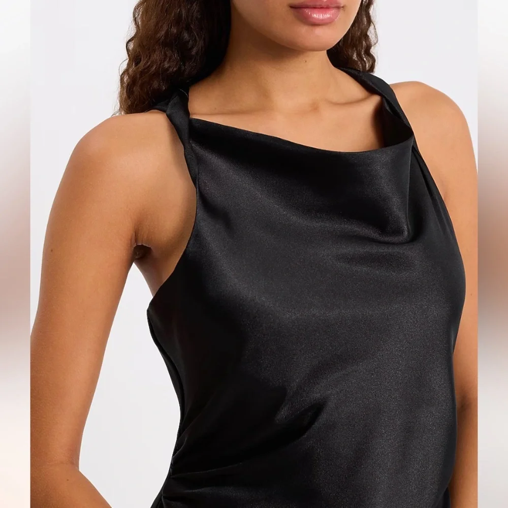 Satin Maxi Slip Dress - Picture 7 of 8